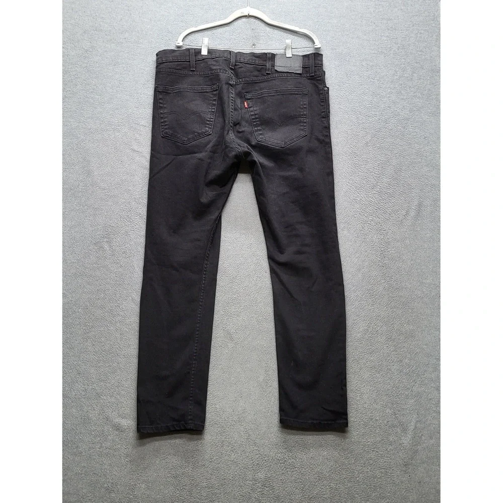Levi's 512 Men‎ Jeans 38X32 Black Denim Slim Taper Fit 30